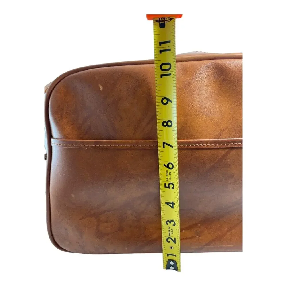 American Tourister Vintage Brown Carry On Luggage Bag